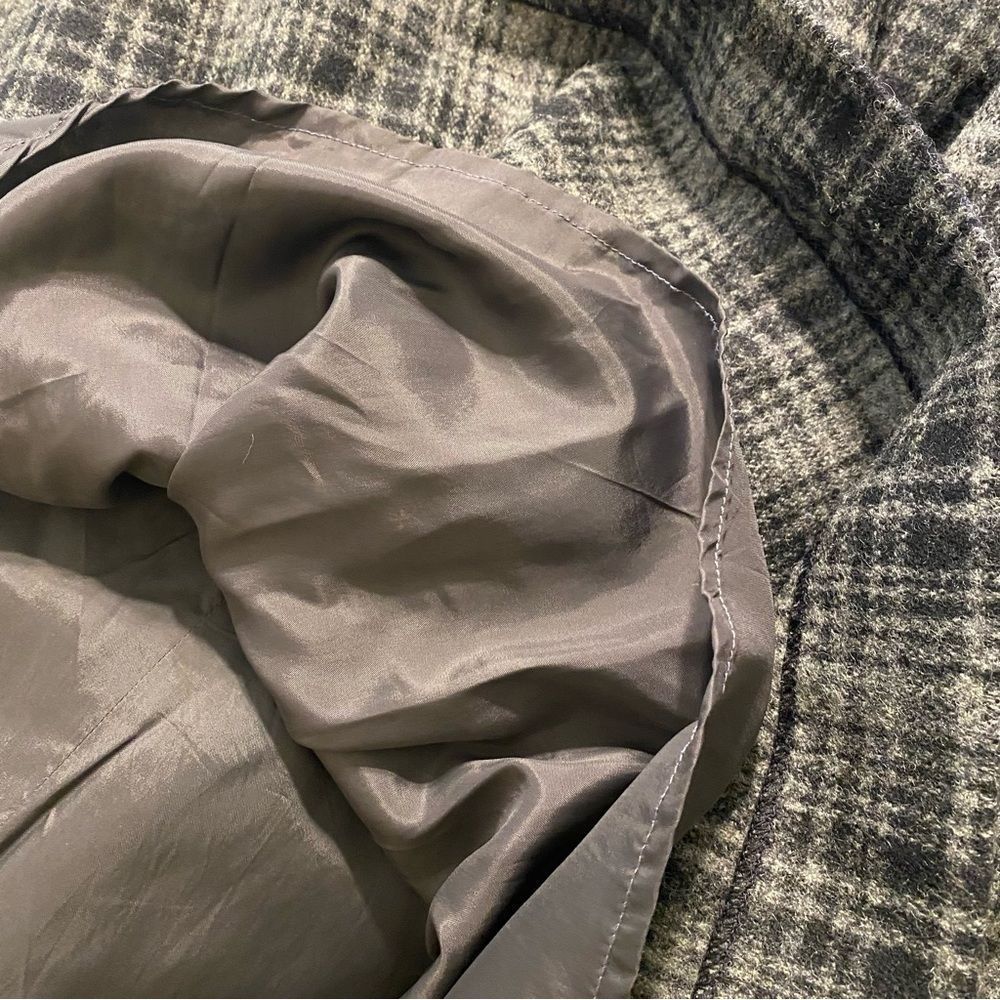 Ralph Lauren Black and Gray Plaid Maxi Skirt - Picture 6 of 8